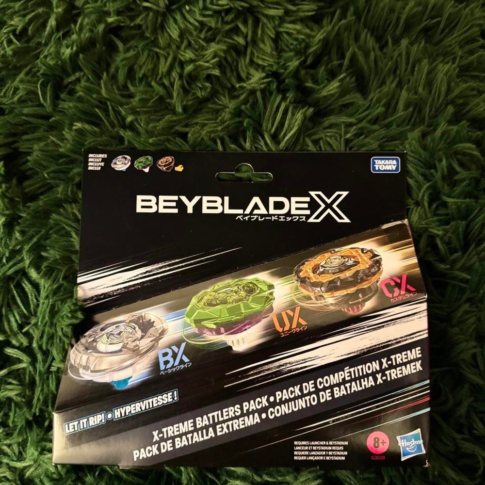 BeyBlade X X-Treme Battlers Pack (Keel Shark, Rock Golem and Might Emperor)